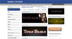 Desktop Screenshot of namecovers.com